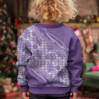 Hawaii Breadfruit Palaka Kid Ugly Christmas Sweater Poni Maile Lei - Polynesian Pride
