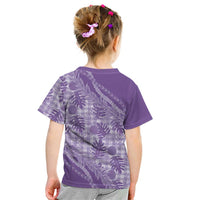Hawaii Breadfruit Palaka Kid T Shirt Poni Maile Lei - Polynesian Pride