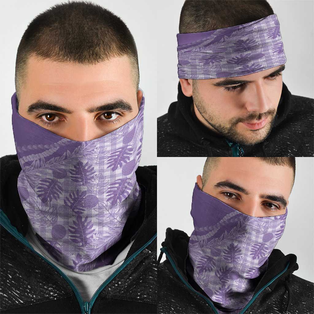 Hawaii Breadfruit Palaka Neck Gaiter Poni Maile Lei LT9 - Polynesian Pride