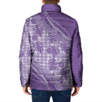 Hawaii Breadfruit Palaka Padded Jacket Poni Maile Lei LT9 - Polynesian Pride