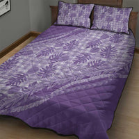 Hawaii Breadfruit Palaka Quilt Bed Set Poni Maile Lei - Polynesian Pride