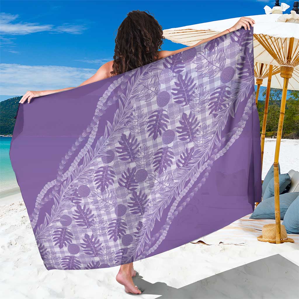 Hawaii Breadfruit Palaka Sarong Poni Maile Lei - Polynesian Pride
