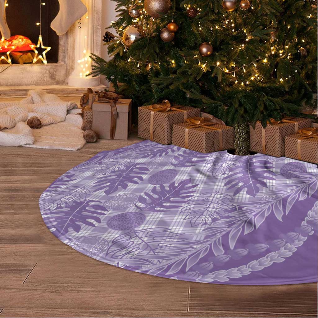 Hawaii Breadfruit Palaka Tree Skirt Poni Maile Lei LT9 - Polynesian Pride
