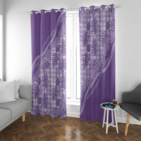 Hawaii Breadfruit Palaka Window Curtain Poni Maile Lei - Polynesian Pride