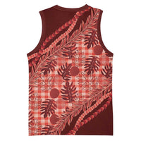 Hawaii Breadfruit Palaka Basketball Jersey Ulaula Maile Lei LT9 - Polynesian Pride