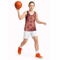 Hawaii Breadfruit Palaka Basketball Jersey Ulaula Maile Lei LT9 - Polynesian Pride