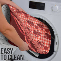 Hawaii Breadfruit Palaka Bathroom Set Ulaula Maile Lei - Polynesian Pride