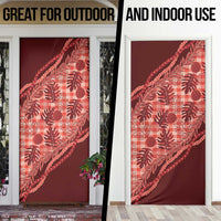 Hawaii Breadfruit Palaka Door Cover Ulaula Maile Lei LT9 - Polynesian Pride