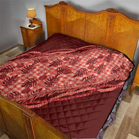 Hawaii Breadfruit Palaka Quilt Ulaula Maile Lei - Polynesian Pride