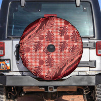 Hawaii Breadfruit Palaka Spare Tire Cover Ulaula Maile Lei - Polynesian Pride