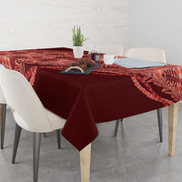 Hawaii Breadfruit Palaka Tablecloth Ulaula Maile Lei LT9 - Polynesian Pride