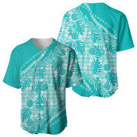 Hawaii Breadfruit Palaka Baseball Jersey Polu Opal Maile Lei LT9 - Polynesian Pride
