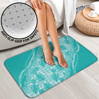 Hawaii Breadfruit Palaka Bathroom Set Polu Opal Maile Lei - Polynesian Pride