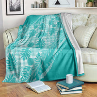 Hawaii Breadfruit Palaka Blanket Polu Opal Maile Lei - Polynesian Pride