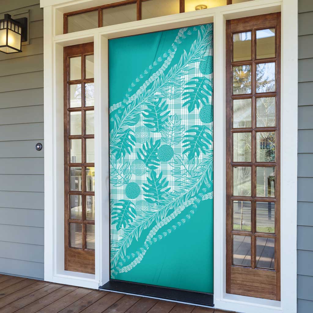 Hawaii Breadfruit Palaka Door Cover Polu Opal Maile Lei LT9 - Polynesian Pride