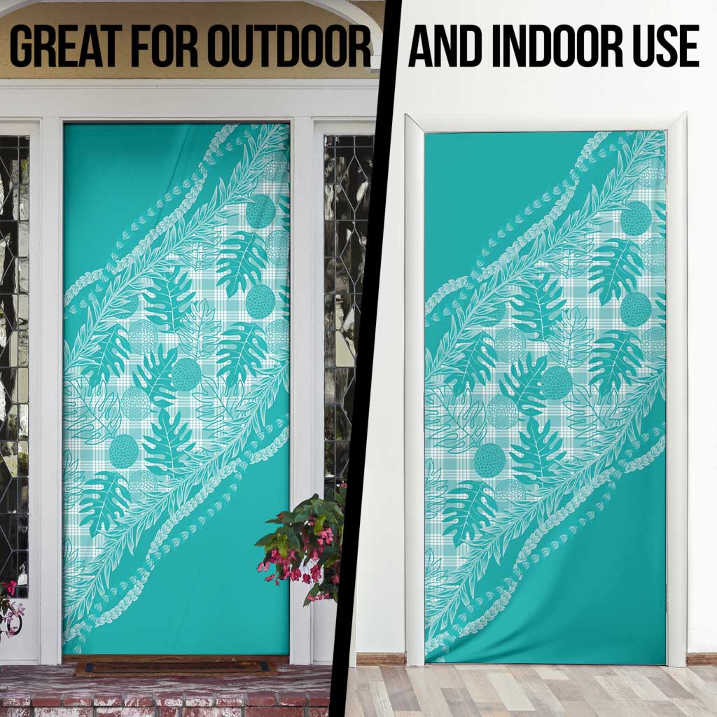 Hawaii Breadfruit Palaka Door Cover Polu Opal Maile Lei LT9 - Polynesian Pride