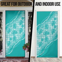 Hawaii Breadfruit Palaka Door Cover Polu Opal Maile Lei LT9 - Polynesian Pride
