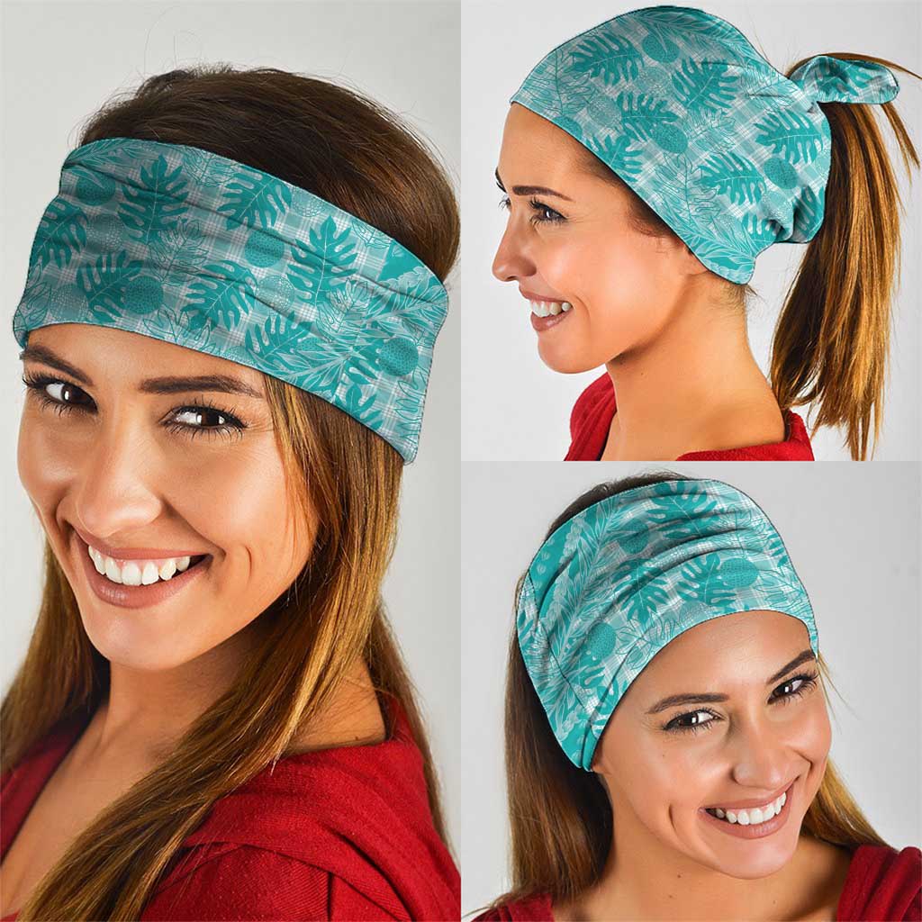 Hawaii Breadfruit Palaka Neck Gaiter Polu Opal Maile Lei LT9 - Polynesian Pride