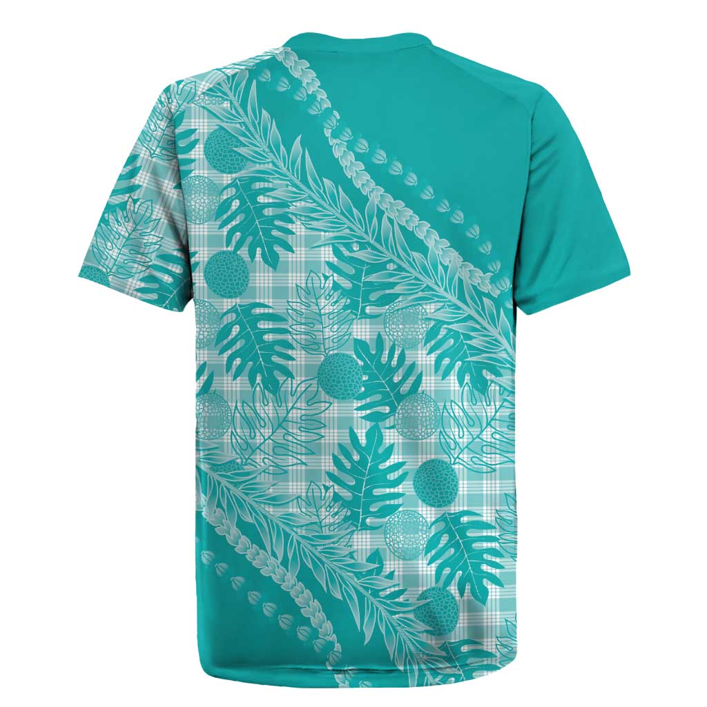 Hawaii Breadfruit Palaka Rugby Jersey Polu Opal Maile Lei LT9 - Polynesian Pride