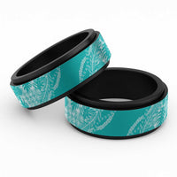 Hawaii Breadfruit Palaka Spinner Ring Polu Opal Maile Lei - Polynesian Pride