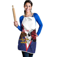 American Samoa Heart Tribal Personalized Apron Polynesian Patterns LT9 - Polynesian Pride