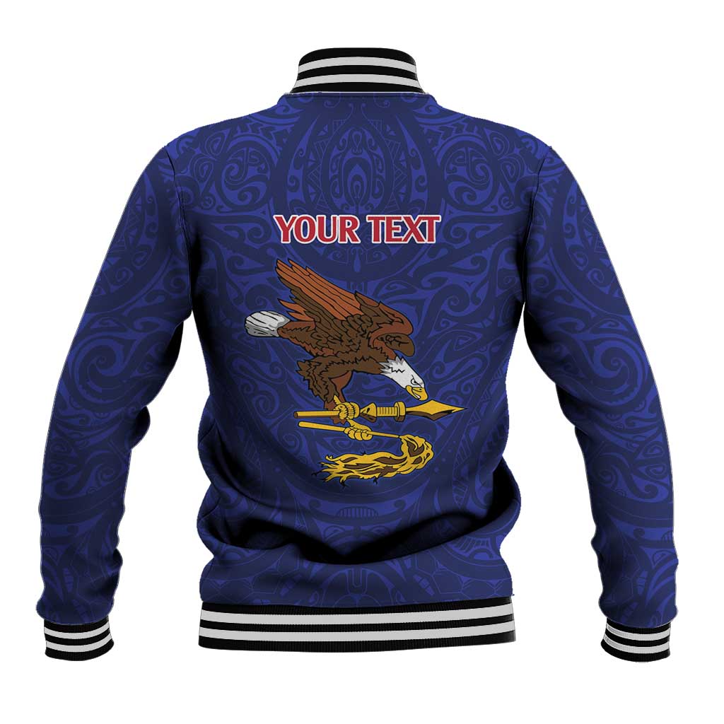 American Samoa Heart Tribal Personalized Baseball Jacket Polynesian Patterns LT9 - Polynesian Pride