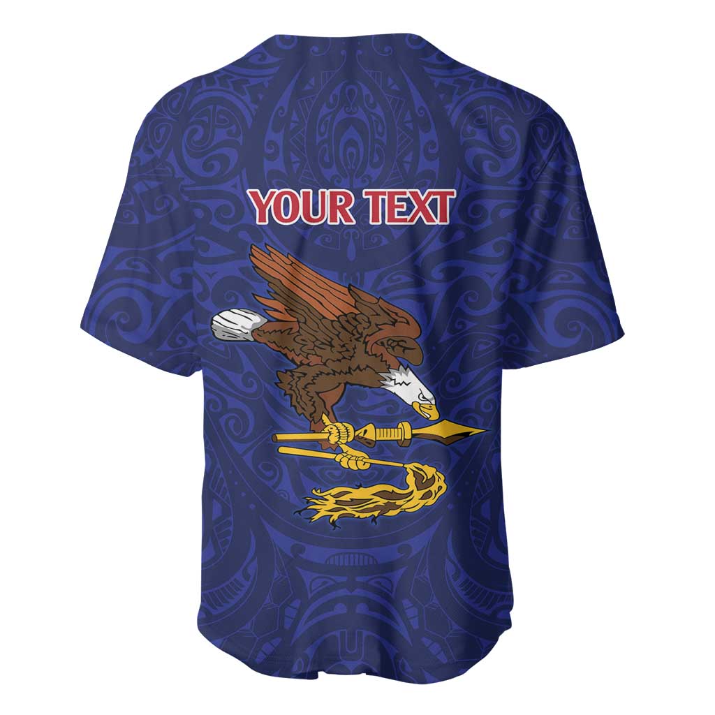 American Samoa Heart Tribal Personalized Baseball Jersey Polynesian Patterns LT9 - Polynesian Pride