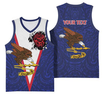 American Samoa Heart Tribal Personalized Basketball Jersey Polynesian Patterns LT9 - Polynesian Pride
