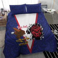 American Samoa Heart Tribal Personalized Bedding Set Polynesian Patterns LT9 - Polynesian Pride