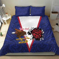 American Samoa Heart Tribal Personalized Bedding Set Polynesian Patterns LT9 - Polynesian Pride