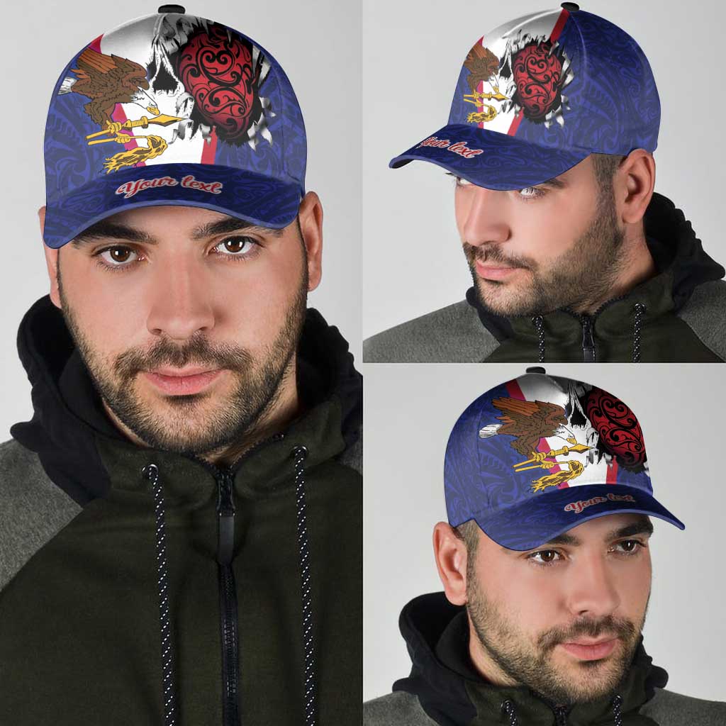 American Samoa Heart Tribal Personalized Classic Cap Polynesian Patterns LT9 - Polynesian Pride