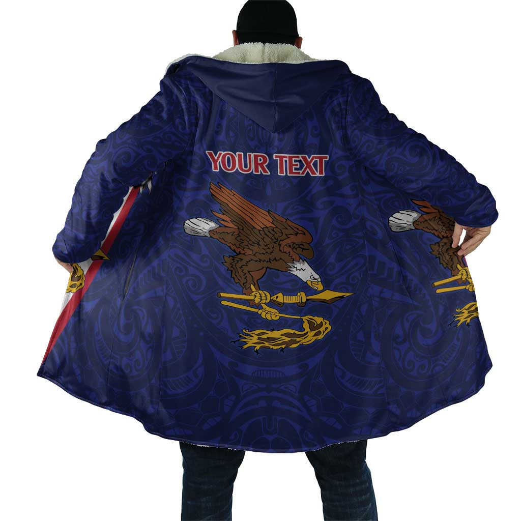 American Samoa Heart Tribal Personalized Cloak Polynesian Patterns LT9 - Polynesian Pride