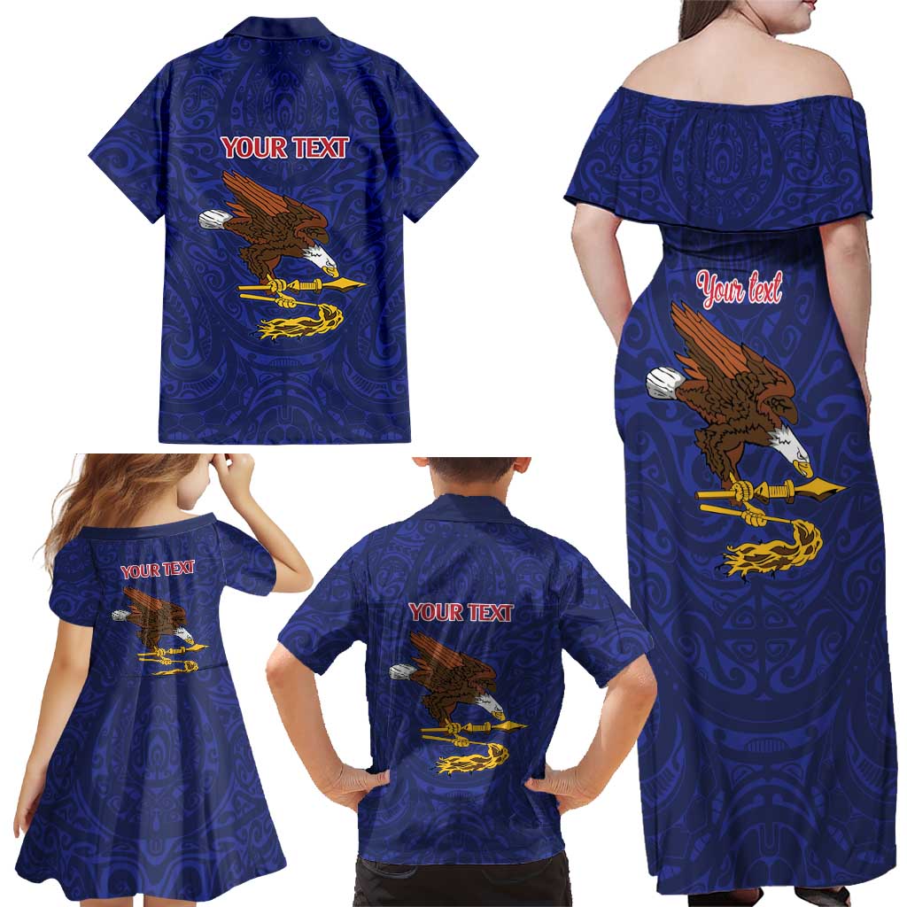 American Samoa Heart Tribal Personalized Family Matching Off Shoulder Maxi Dress and Hawaiian Shirt Polynesian Patterns LT9 - Polynesian Pride