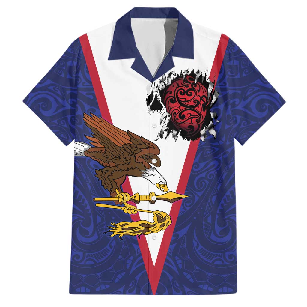 American Samoa Heart Tribal Personalized Family Matching Summer Maxi Dress and Hawaiian Shirt Polynesian Patterns