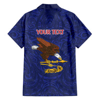 American Samoa Heart Tribal Personalized Hawaiian Shirt Polynesian Patterns