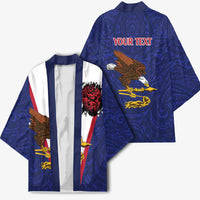American Samoa Heart Tribal Personalized Kimono Polynesian Patterns LT9 - Polynesian Pride