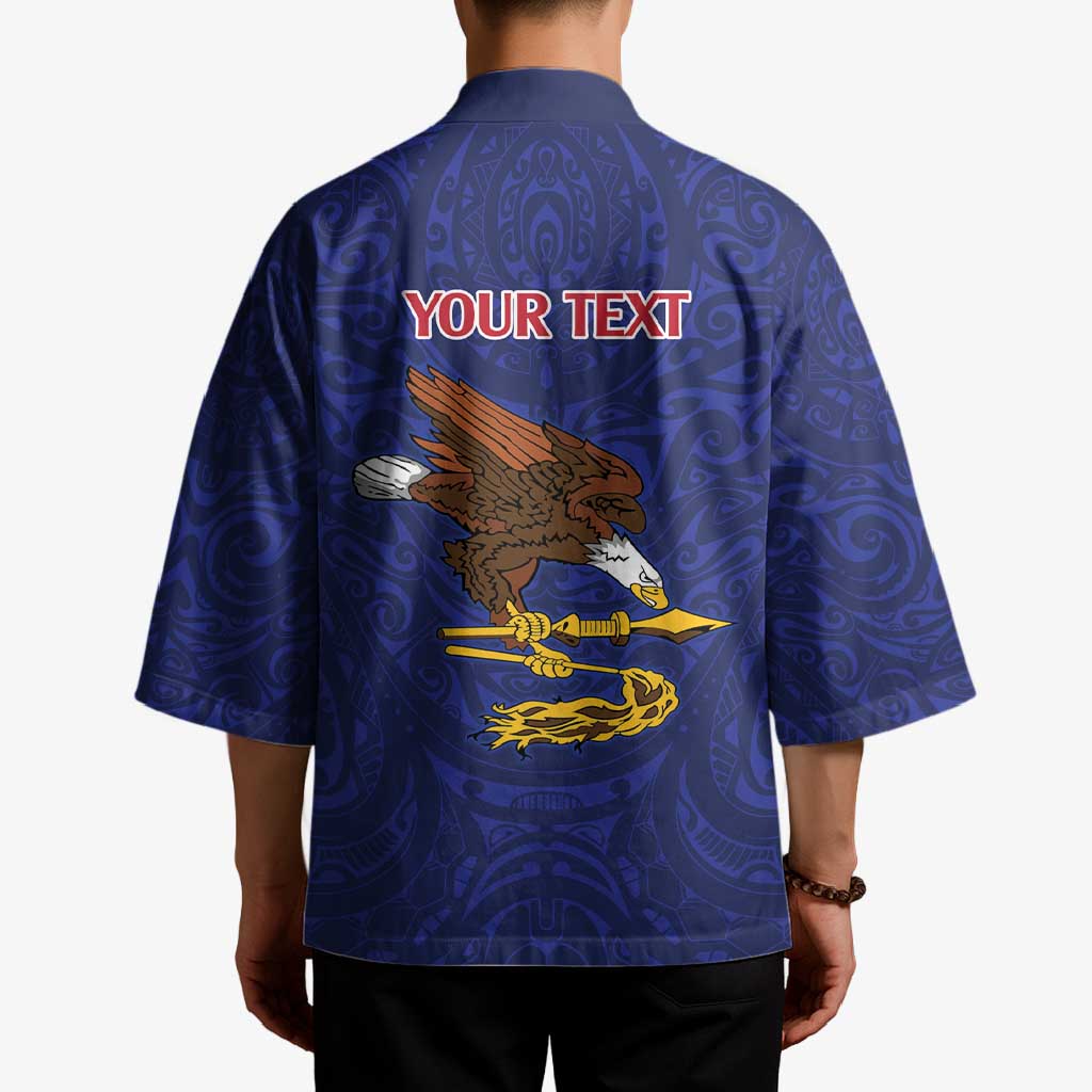 American Samoa Heart Tribal Personalized Kimono Polynesian Patterns LT9 - Polynesian Pride