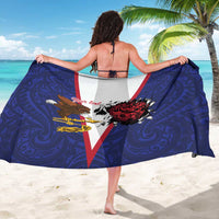American Samoa Heart Tribal Personalized Sarong Polynesian Patterns LT9 - Polynesian Pride