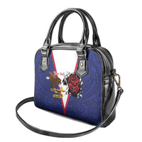 American Samoa Heart Tribal Personalized Shoulder Handbag Polynesian Patterns LT9 - Polynesian Pride