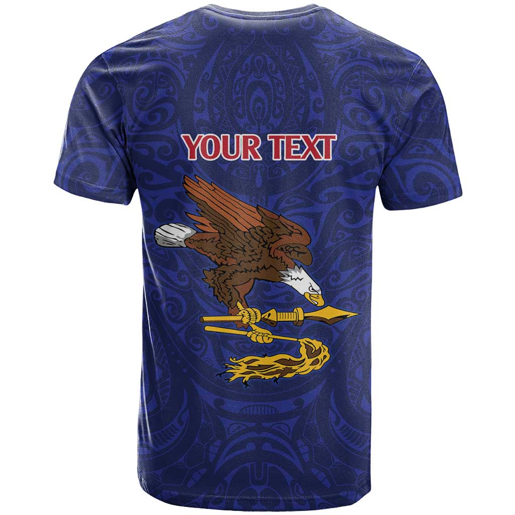 American Samoa Heart Tribal Personalized T Shirt Polynesian Patterns