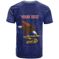 American Samoa Heart Tribal Personalized T Shirt Polynesian Patterns