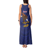 American Samoa Heart Tribal Personalized Tank Maxi Dress Polynesian Patterns LT9 - Polynesian Pride