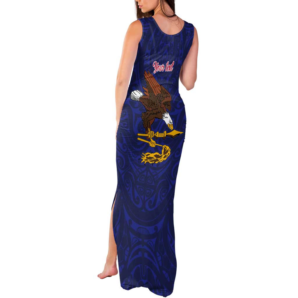 American Samoa Heart Tribal Personalized Tank Maxi Dress Polynesian Patterns LT9 - Polynesian Pride