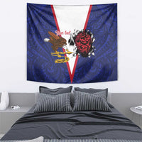 American Samoa Heart Tribal Personalized Tapestry Polynesian Patterns LT9 - Polynesian Pride