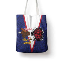 American Samoa Heart Tribal Personalized Tote Bag Polynesian Patterns LT9 - Polynesian Pride