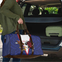 American Samoa Heart Tribal Personalized Travel Bag Polynesian Patterns LT9 - Polynesian Pride