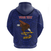 American Samoa Heart Tribal Personalized Zip Hoodie Polynesian Patterns LT9 - Polynesian Pride