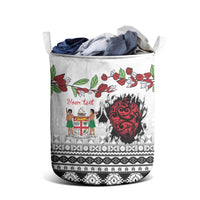 Fiji Heart Tribal Personalised Laundry Basket Polynesian Patterns LT9 - Polynesian Pride