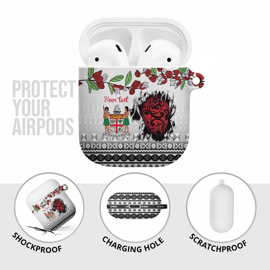 Fiji Heart Tribal Personalised AirPods Case Polynesian Patterns LT9 - Polynesian Pride