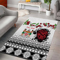 Fiji Heart Tribal Personalised Area Rug Polynesian Patterns LT9 - Polynesian Pride